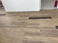 Office Wood Grain LVT Plank Flooring Glue Down Easy Maintenance