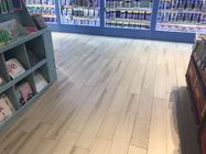 Anti - Slip Vinyl Plank Flooring / Indoor Supermarket Vinyl Tile Sheets
