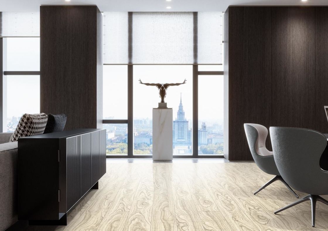 Glue Less Install Lvt Wood Plank Flooring For Residential And