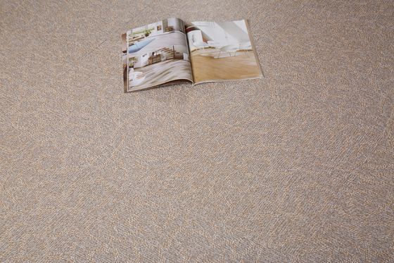 Textured Pattern PVC Carpet Flooring UV Coating For Surface Protection