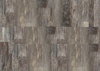 Carbonized Oak Wood Color Waterproof PVC Film For Indoor Flooring Width 1000mm