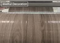 Dark Grey Wood PVC  Film For LVT / SPC / WPC Tile Flooring