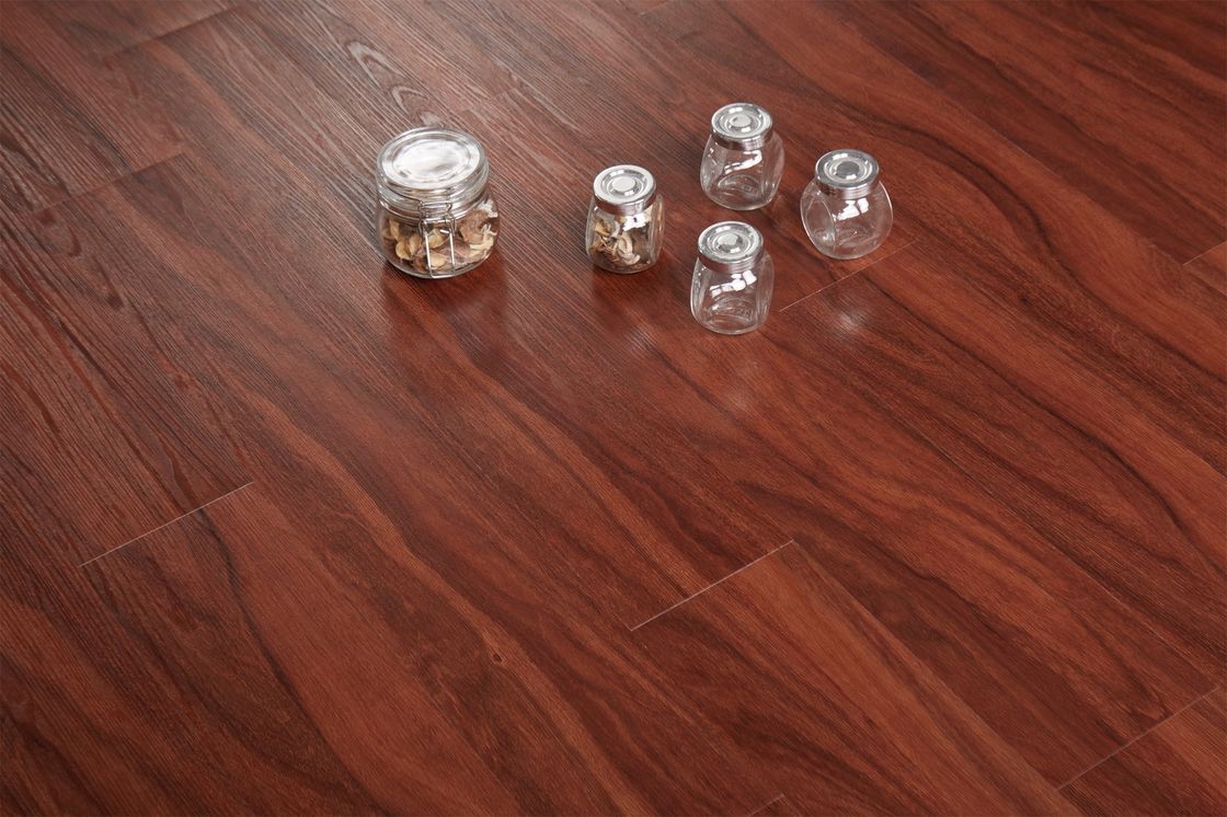 Fire Resistance Floor Planks Self Adhesive Wood Grain 2.0mm / 2.5mm / 3.0mm