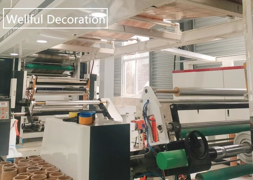 Oak wood grain PVC printing film for LVT dry back / SPC / WPC tile flooring