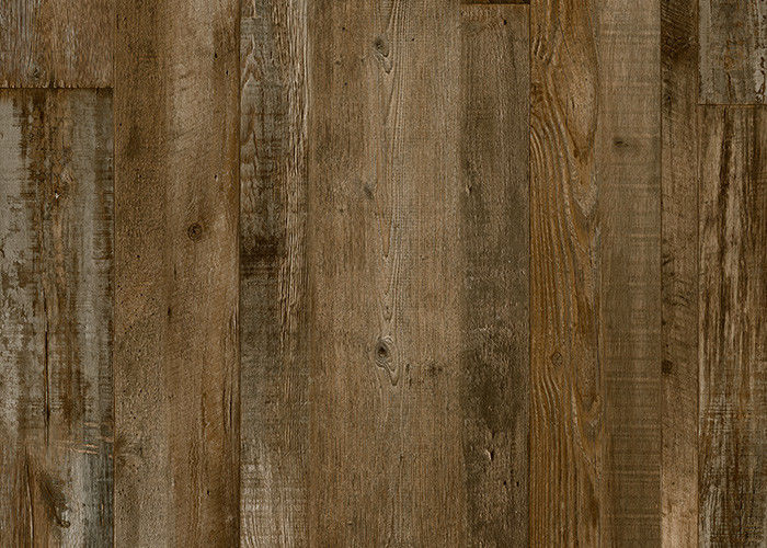 Eco Friendly Parque Wood PVC Decorative Film For LVT / Vinyl Dry Back / SPC / WPC Tile Flooring