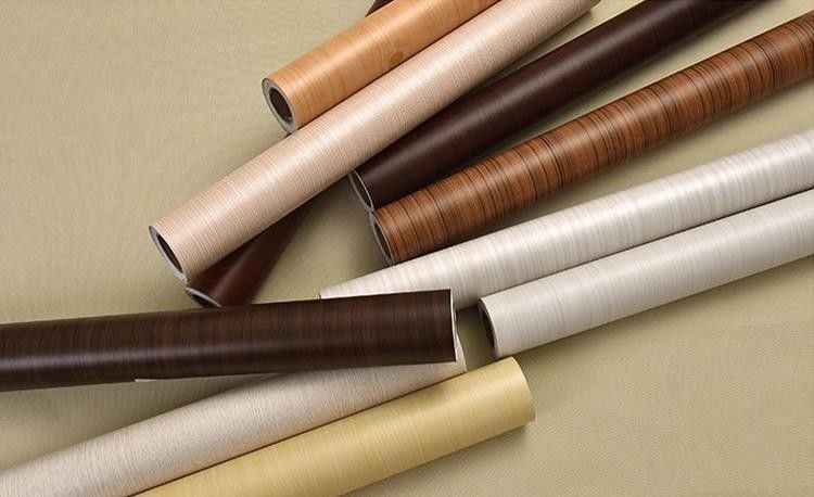 LVT Planks PVC Decor Film Ink Transfer Printing 0.07mm Oak Wood