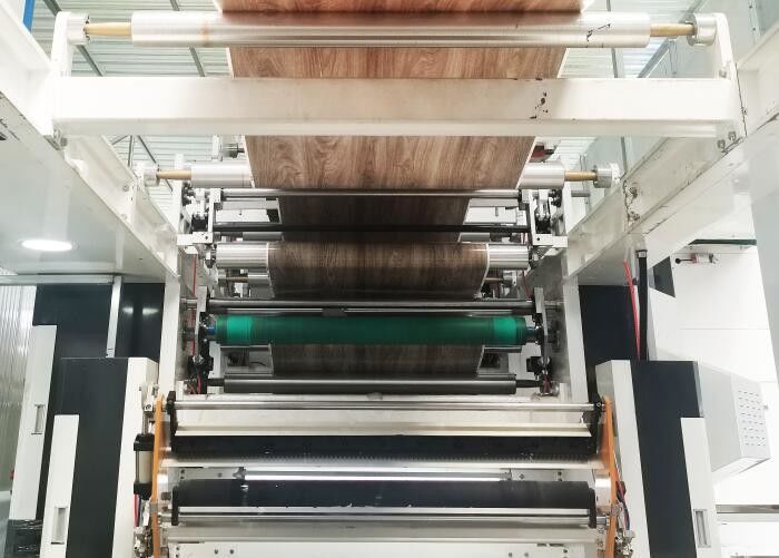 Non Toxic Materials Decorative Printing Wood Grain PVC Film For Plastic Flooring